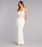 Tori Mesh Mermaid Formal Dress